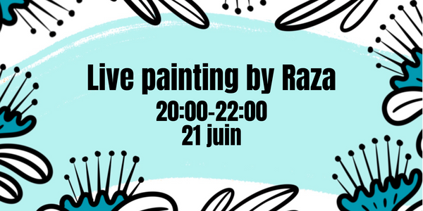 21.06 Live painting by Raza