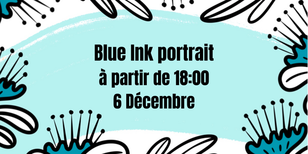 06.12 Blue Ink Portrait