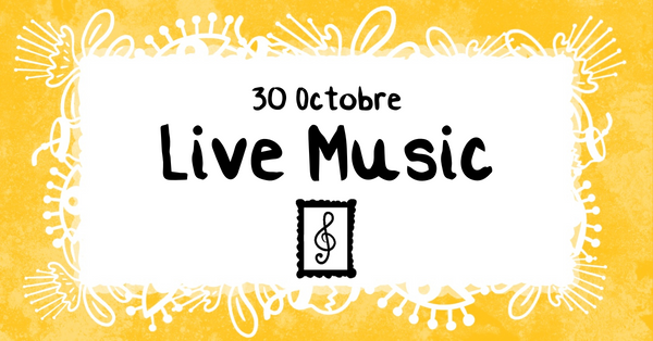 30.10🎶 Live Music - Concert Pop Rock avec Luis Mera Lucky 🎶✨