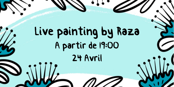 24.04 Live painting by Raza
